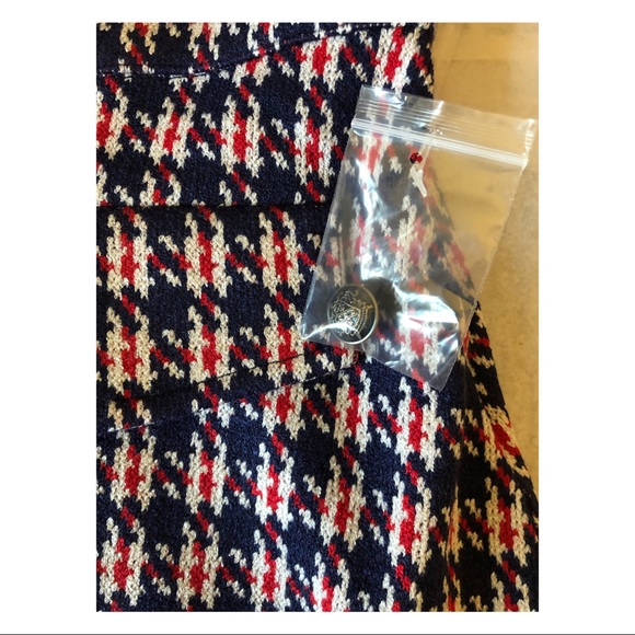 ModCloth Houndstooth A-Line Skirt NWT - Picture 6 of 11